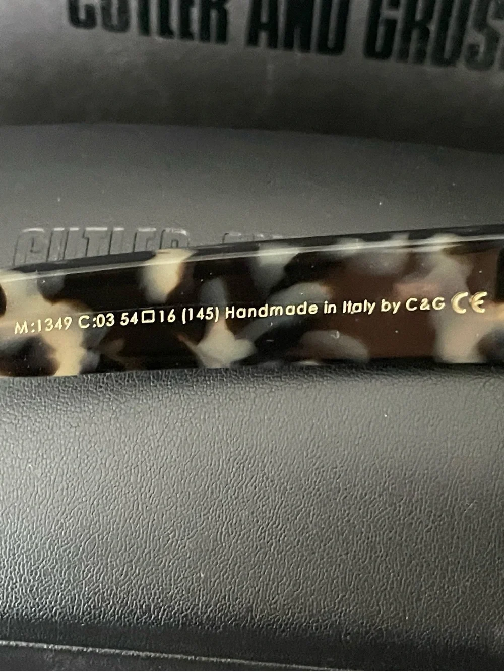 Cutler and Gross Sunglasses with case